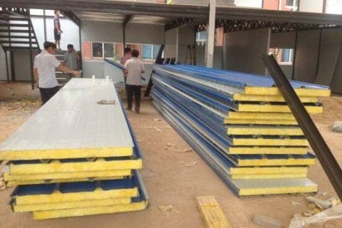 拉薩林周縣彩鋼巖棉板房圖片案例